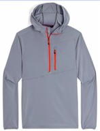 Felpa con cappuccio solare da uomo