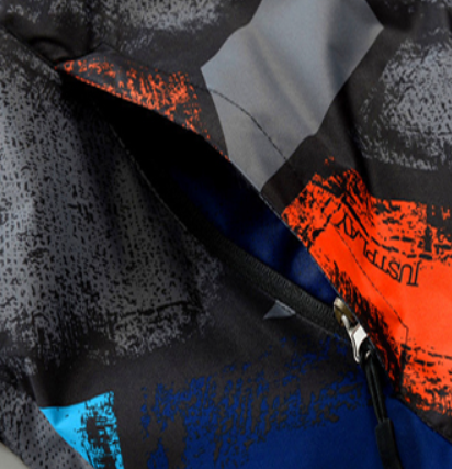 Multicoloured ski jacket pocket Multicoloured ski jacket pocket