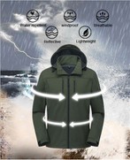 Giacca militare da uomo in softshell