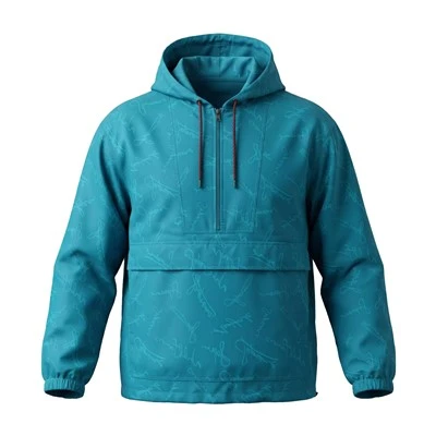 Giacca sportiva pullover con logo jacquard da uomo