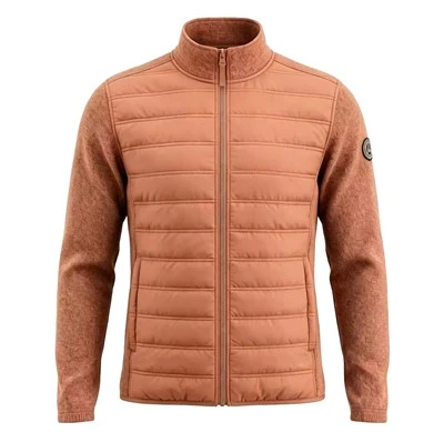 Hybrid Quilted Padded Fleece Mixed Jacket factory