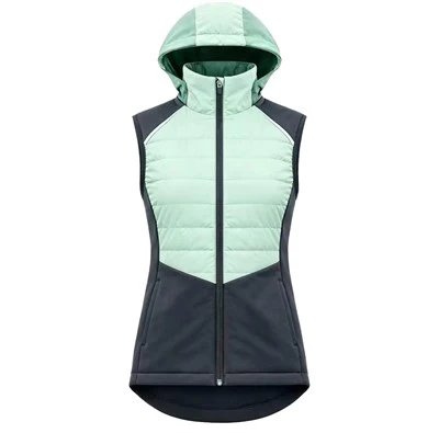 Women's Hybrid Insulated Hooded Vest factory